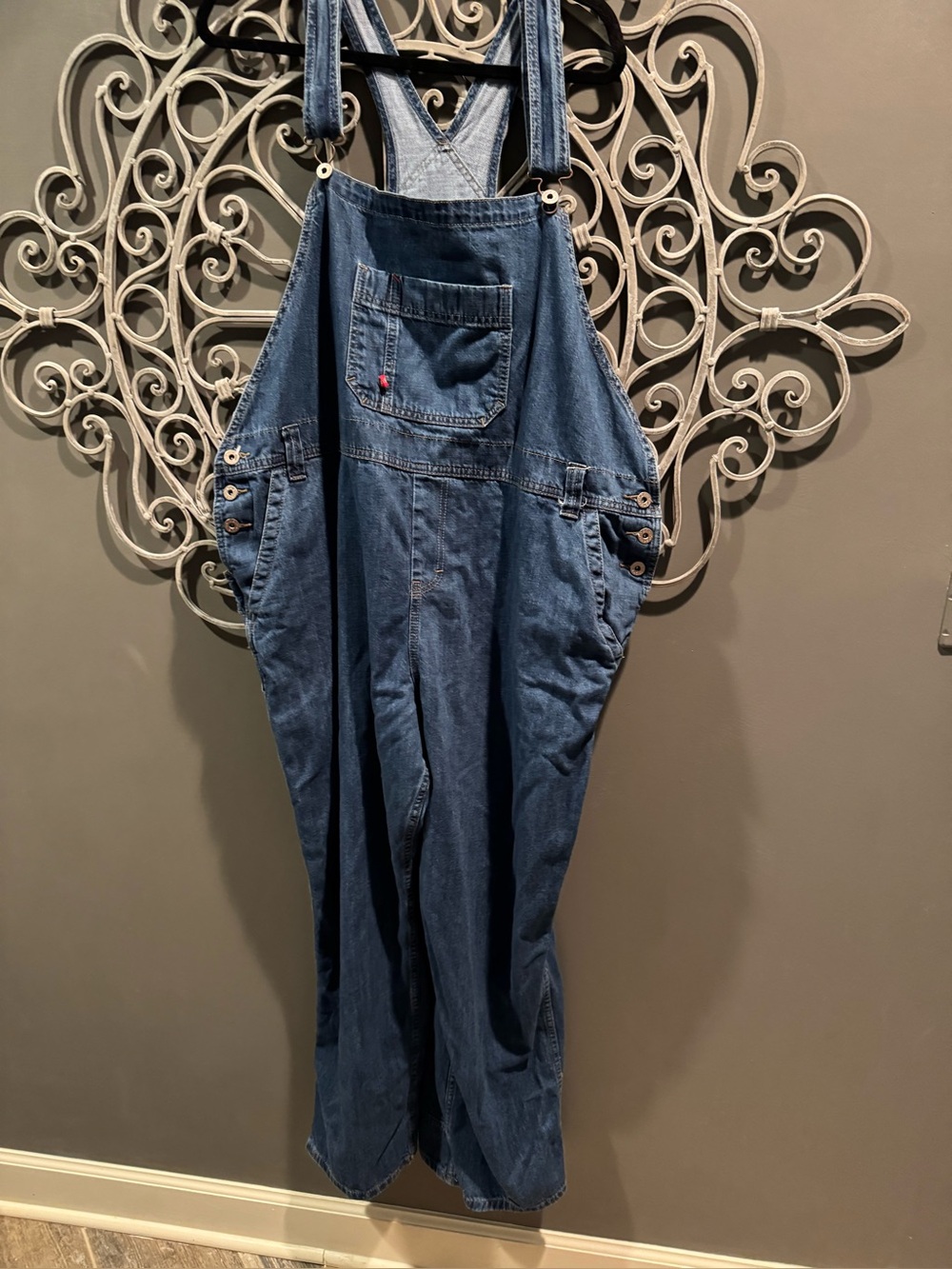 Women’s Dickies Denim Overalls Sz 22 R